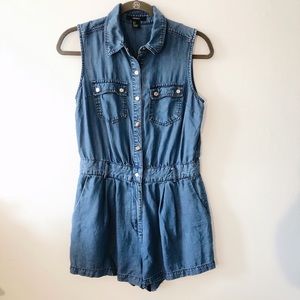 Forever 21 denim one-piece
